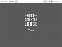 Tablet Screenshot of deightonlodge.com